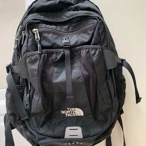 The North Face black Recon backpack